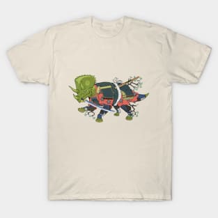 Triceratops Samurai T-Shirt